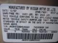 HAA: Sahara Sandstone 2008 Infiniti M 45 S Sedan Color Code