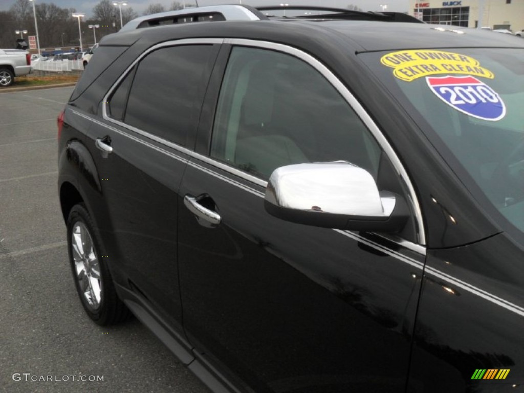 2010 Equinox LTZ - Black / Jet Black/Light Titanium photo #24