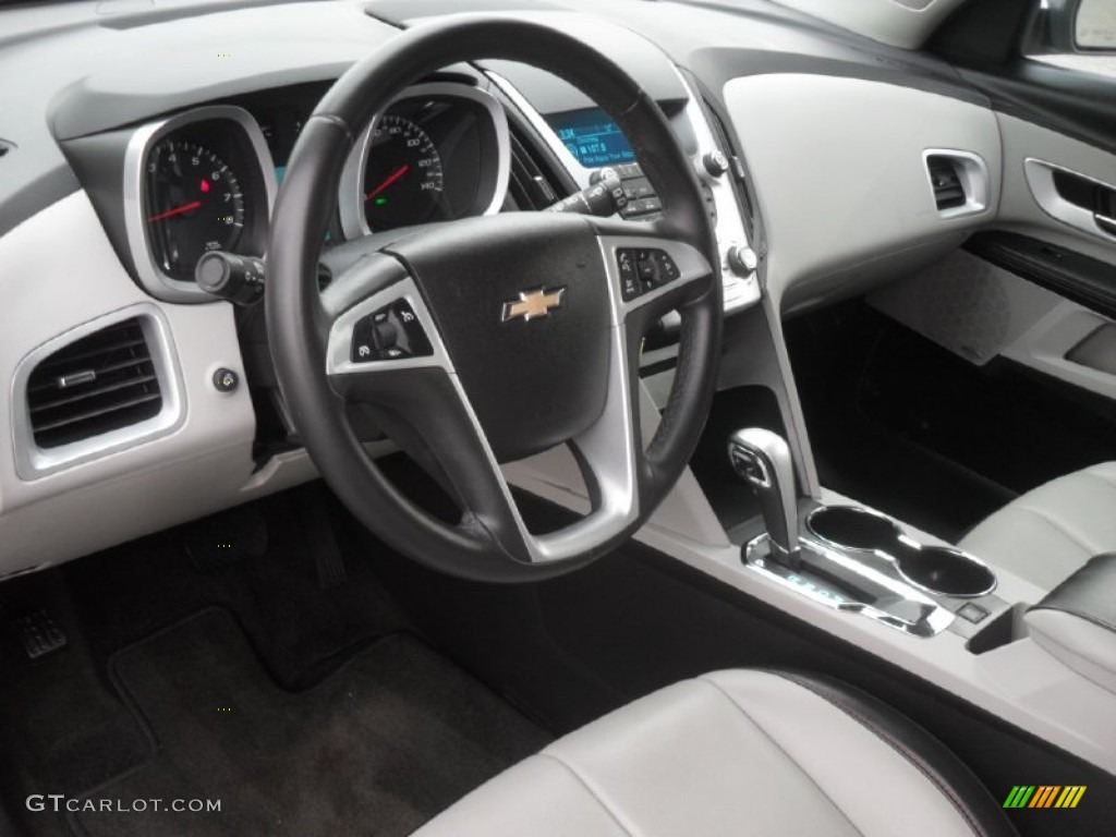 Jet Black/Light Titanium Interior 2010 Chevrolet Equinox LTZ Photo #58279109