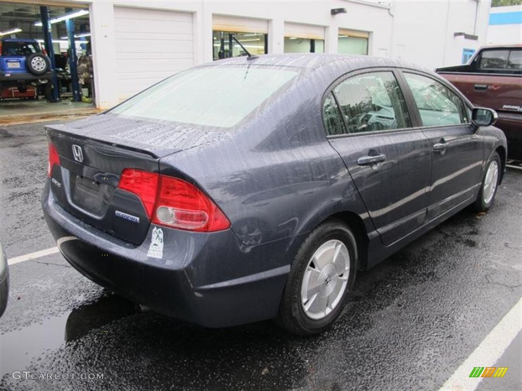 2007 Civic Hybrid Sedan - Magnetic Pearl / Blue photo #2