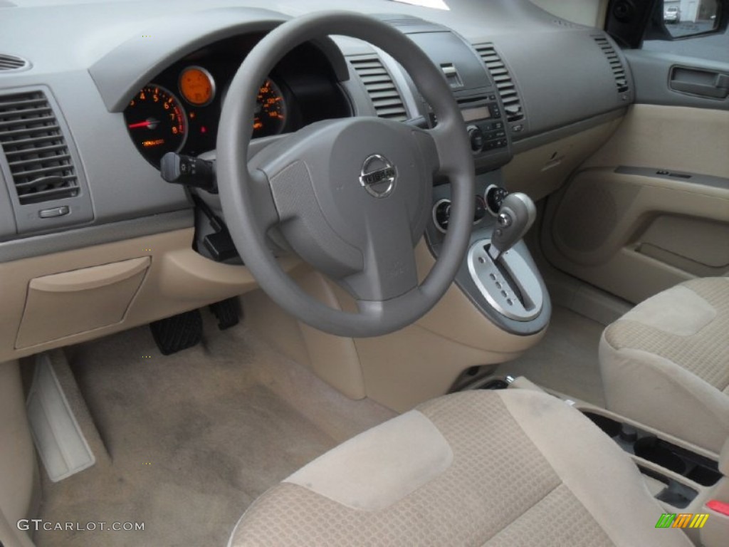 Beige Interior 2008 Nissan Sentra 2.0 Photo #58279787