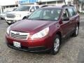 2011 Ruby Red Pearl Subaru Outback 2.5i Wagon  photo #1