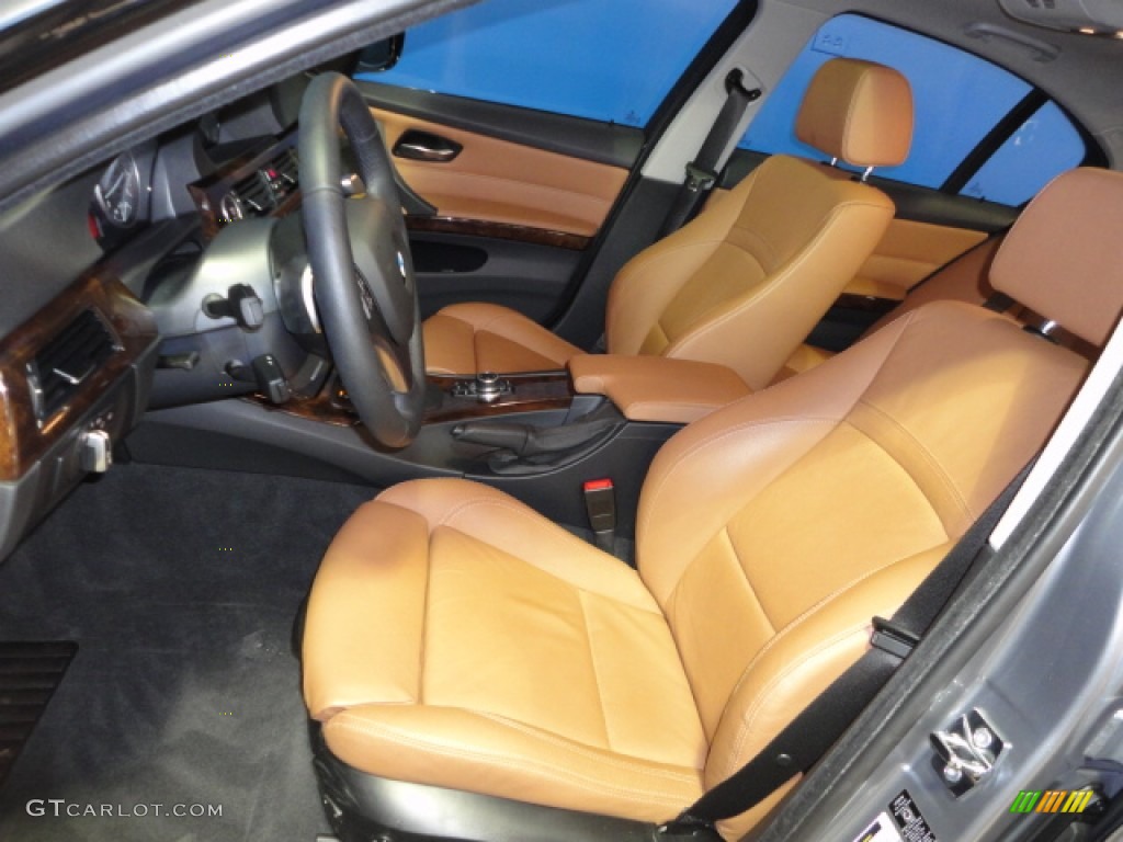 2009 3 Series 335xi Sedan - Space Grey Metallic / Saddle Brown Dakota Leather photo #11