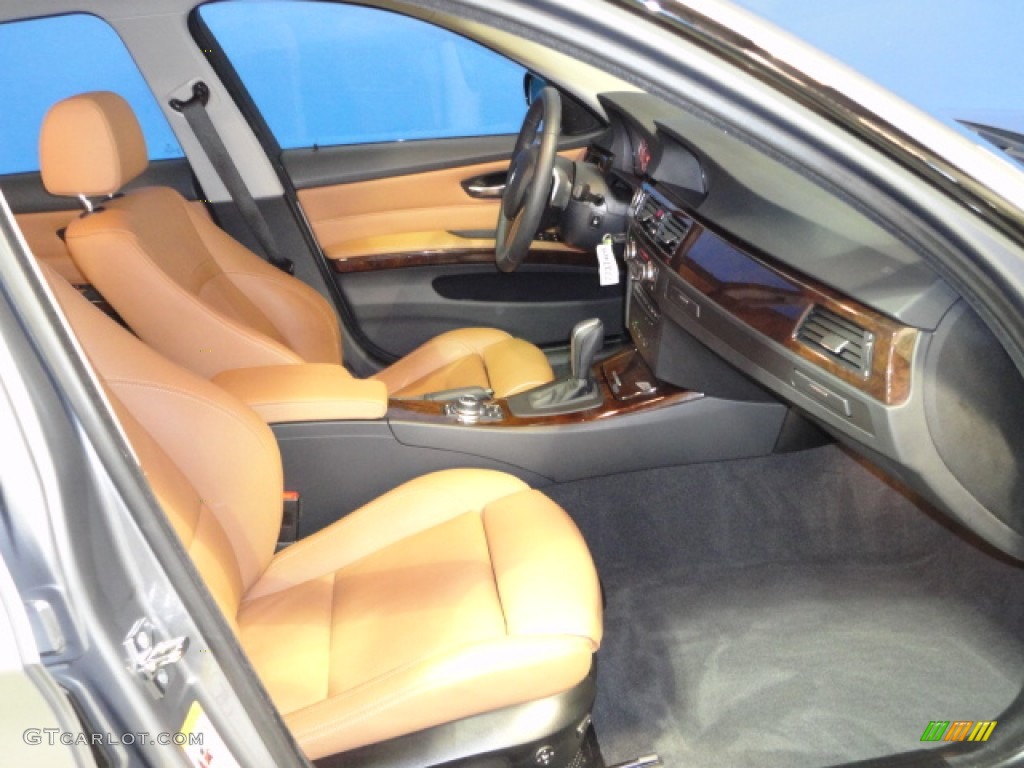 2009 3 Series 335xi Sedan - Space Grey Metallic / Saddle Brown Dakota Leather photo #23