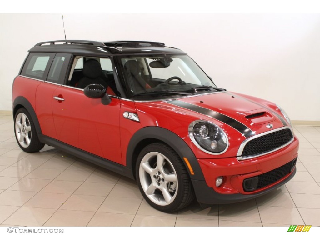 2011 Cooper S Clubman - Chili Red / Rooster Red/Carbon Black photo #1