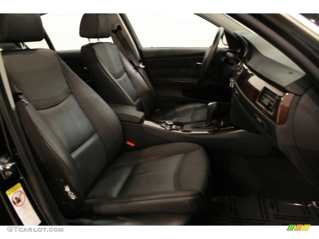 2009 3 Series 335xi Sedan - Jet Black / Black Dakota Leather photo #26