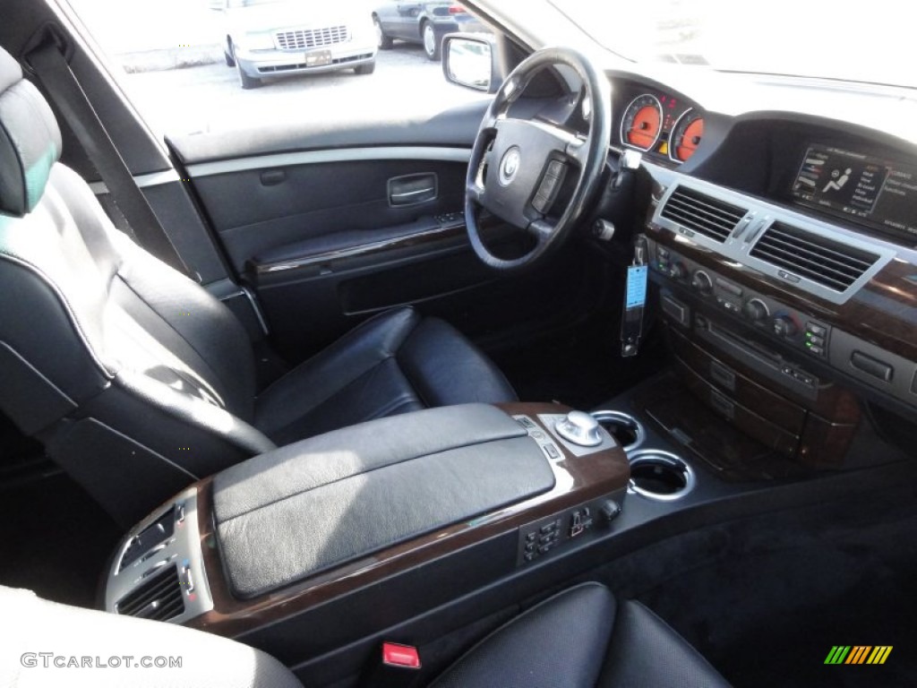 2003 7 Series 745Li Sedan - Jet Black / Black/Black photo #19
