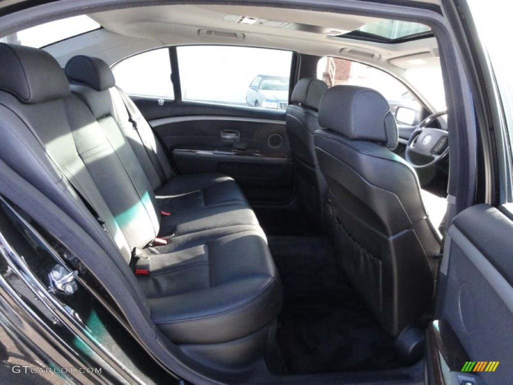 2003 7 Series 745Li Sedan - Jet Black / Black/Black photo #26