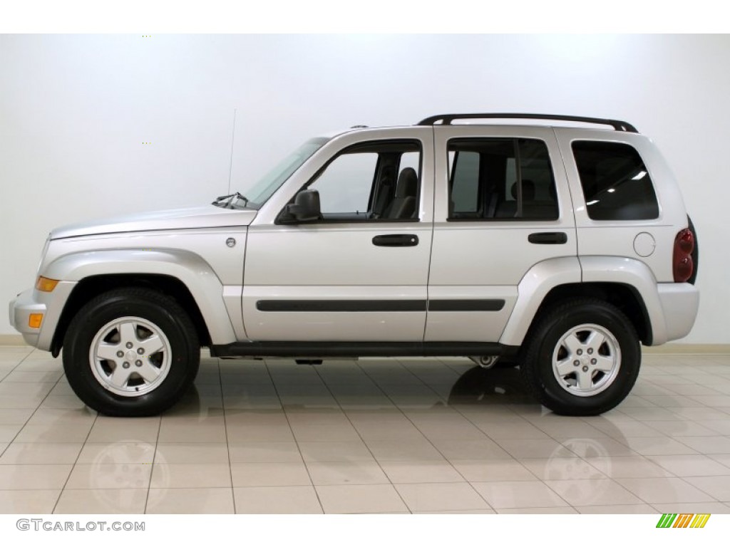 Bright Silver Metallic 2007 Jeep Liberty Sport 4x4 Exterior Photo #58282751