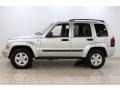 Bright Silver Metallic 2007 Jeep Liberty Sport 4x4 Exterior