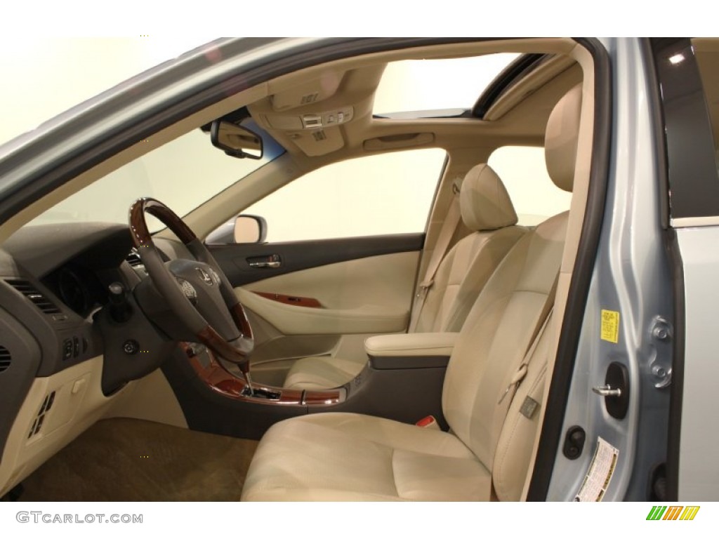 2010 ES 350 - Cerulean Blue Metallic / Parchment photo #10