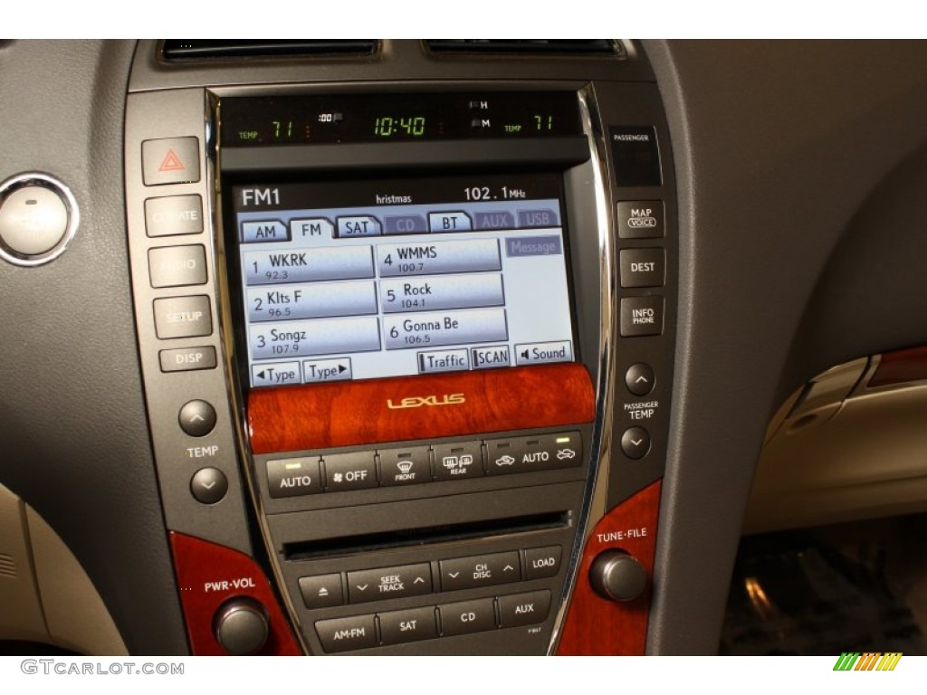 2010 ES 350 - Cerulean Blue Metallic / Parchment photo #17