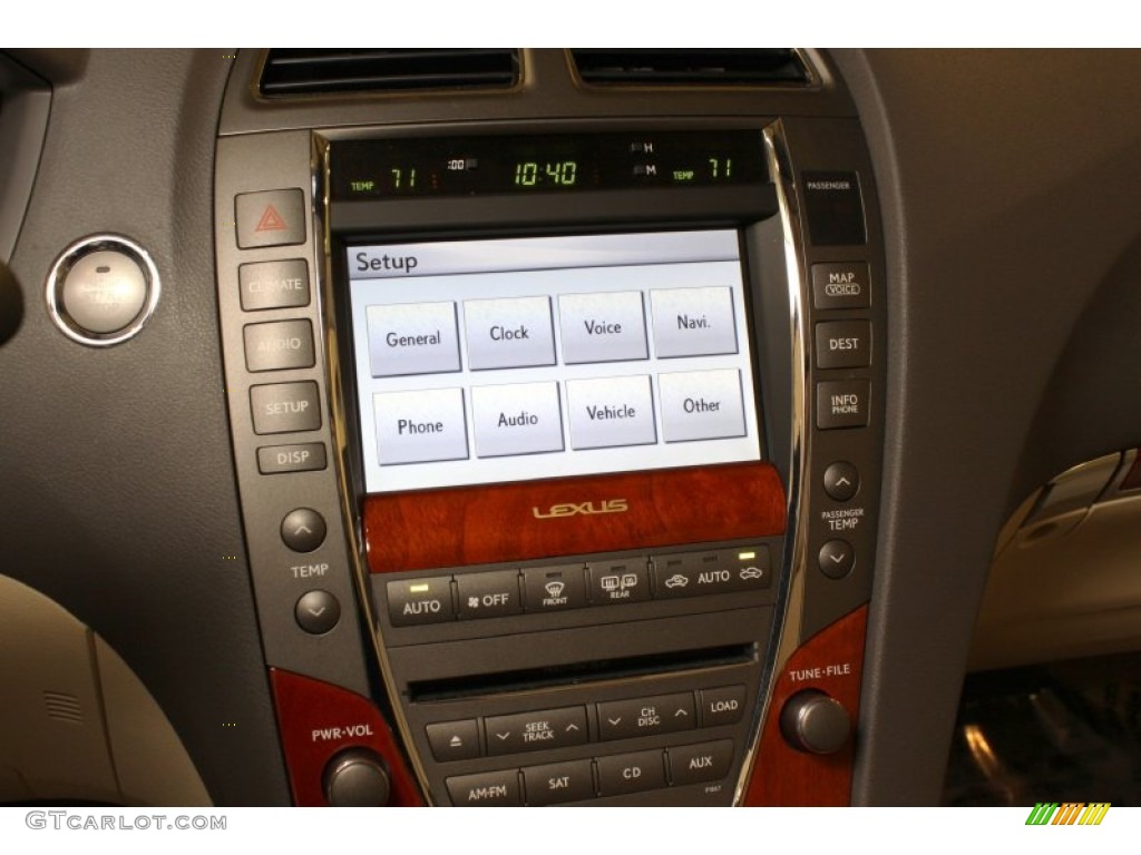 2010 ES 350 - Cerulean Blue Metallic / Parchment photo #18