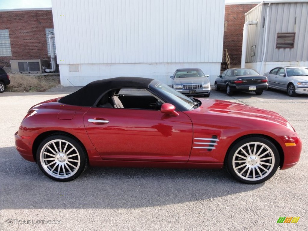 Blaze Red Crystal Pearlcoat 2005 Chrysler Crossfire Limited Roadster Exterior Photo #58283042