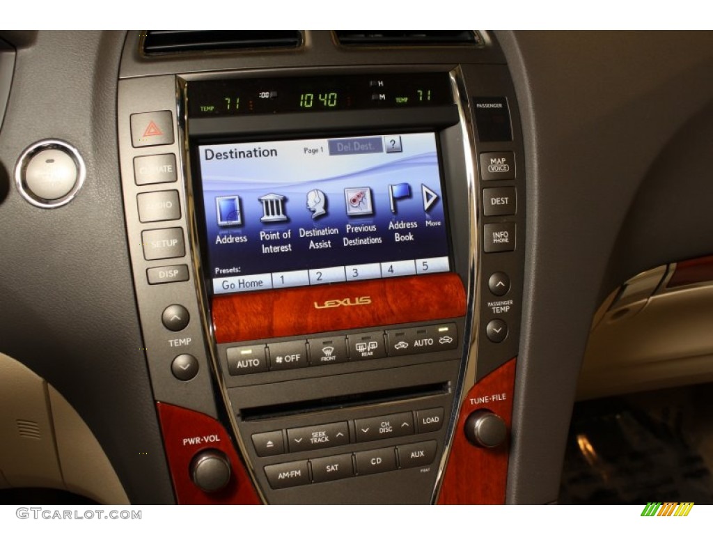 2010 ES 350 - Cerulean Blue Metallic / Parchment photo #21