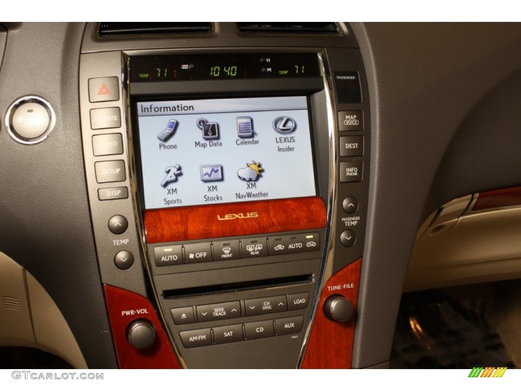 2010 ES 350 - Cerulean Blue Metallic / Parchment photo #22