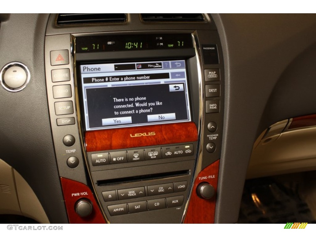 2010 ES 350 - Cerulean Blue Metallic / Parchment photo #23