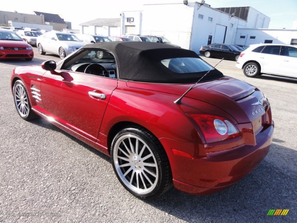 Blaze Red Crystal Pearlcoat 2005 Chrysler Crossfire Limited Roadster Exterior Photo #58283078