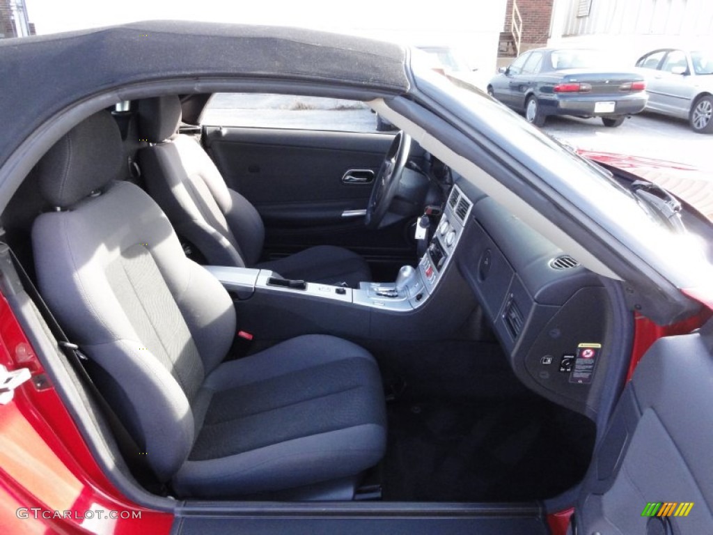Dark Slate Grey Interior 2005 Chrysler Crossfire Limited Roadster Photo #58283165