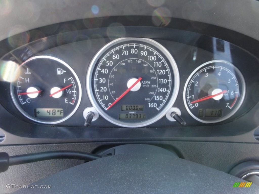 2005 Chrysler Crossfire Limited Roadster Gauges Photo #58283357