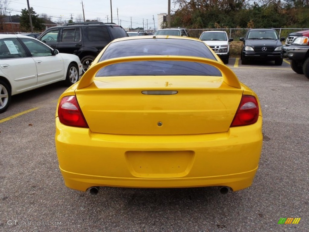 2003 Neon SRT-4 - Solar Yellow / Dark Slate Gray photo #4