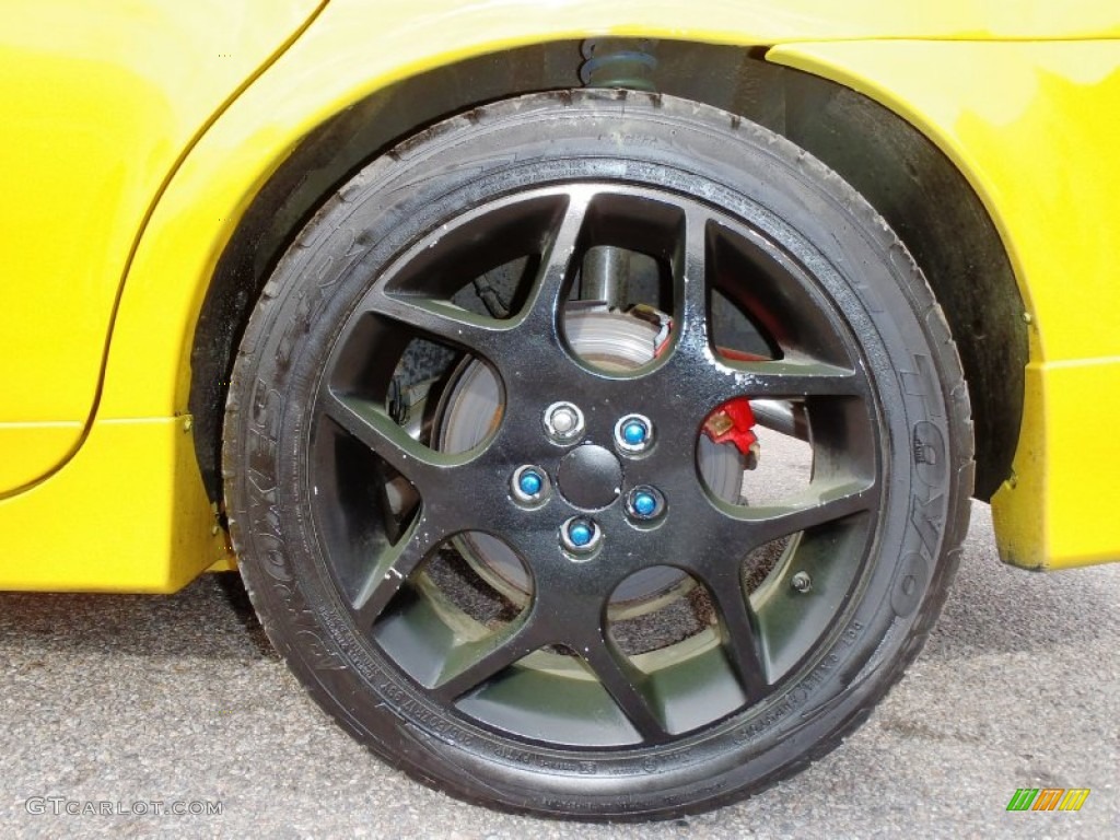 2003 Neon SRT-4 - Solar Yellow / Dark Slate Gray photo #7