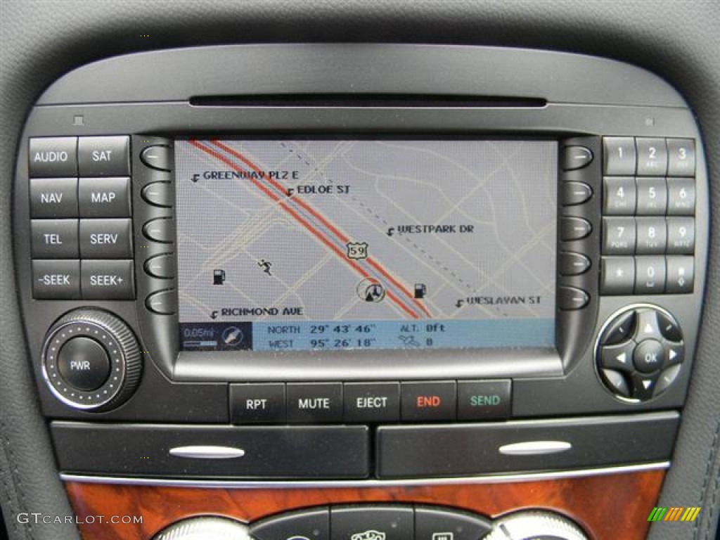 2007 Mercedes-Benz SL 55 AMG Roadster Navigation Photos