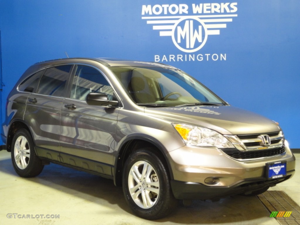 2011 CR-V EX 4WD - Urban Titanium Metallic / Black photo #1