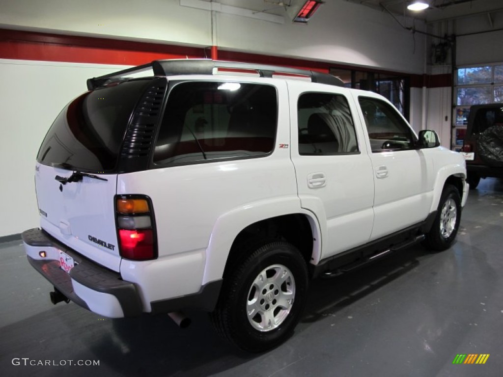 2005 Tahoe Z71 4x4 - Summit White / Tan/Neutral photo #4