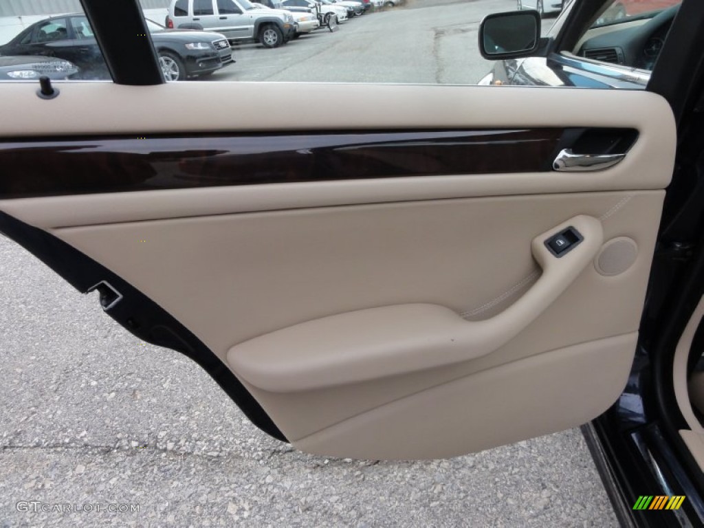 2003 3 Series 330xi Sedan - Orient Blue Metallic / Sand photo #23