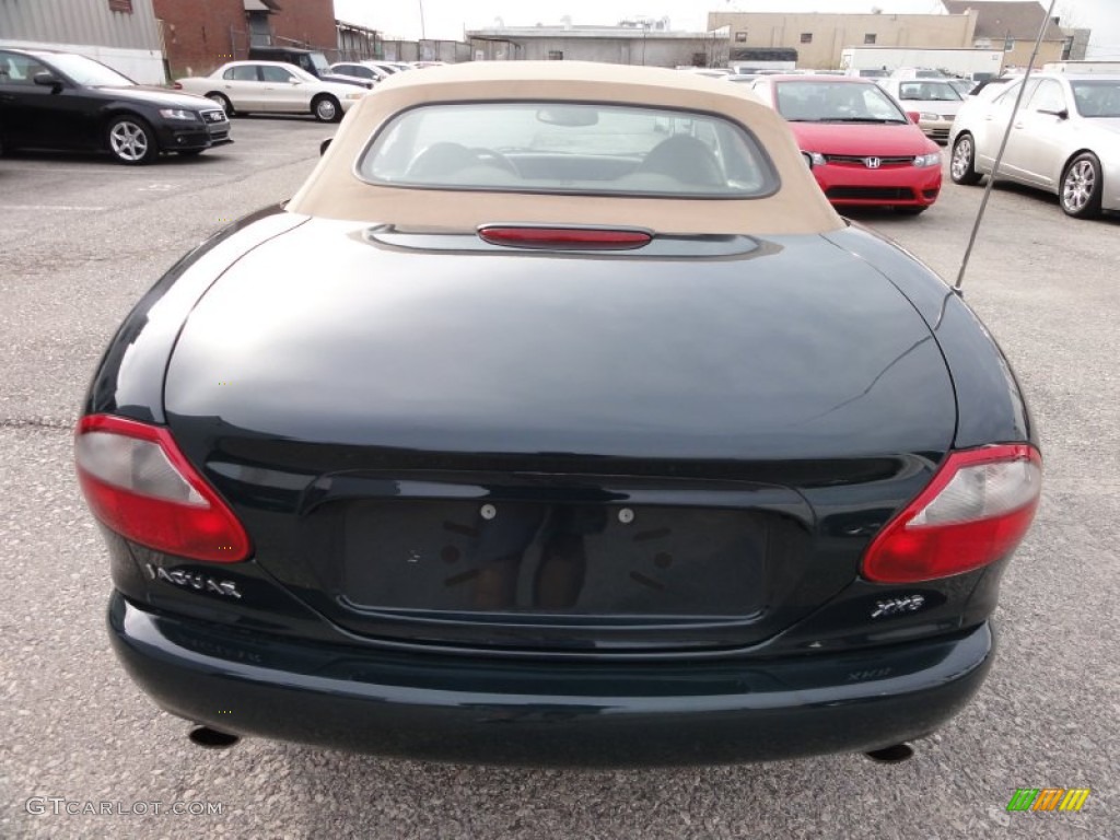 2000 XK XK8 Convertible - British Racing Green / Ivory photo #43