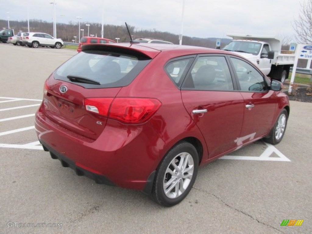 2011 Forte EX 5 Door - Spicy Red / Black photo #8