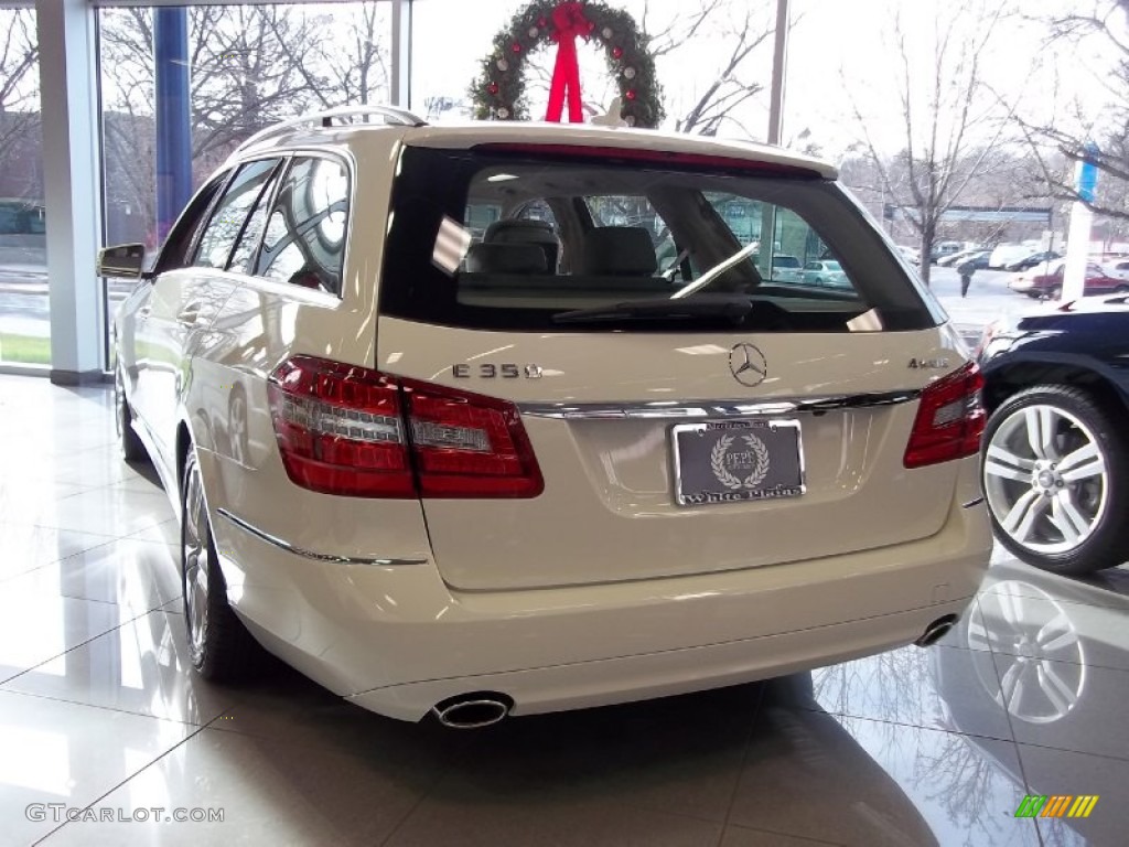 2011 E 350 4Matic Wagon - Arctic White / Almond/Mocha photo #7