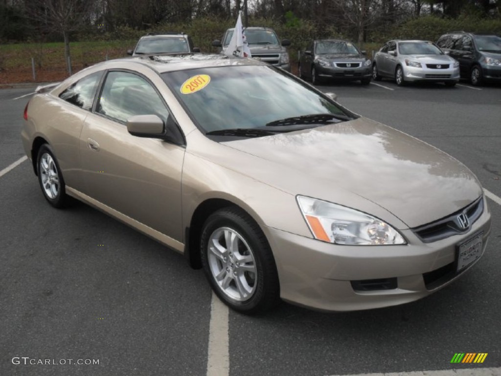2007 Accord EX Coupe - Desert Mist Metallic / Ivory photo #5