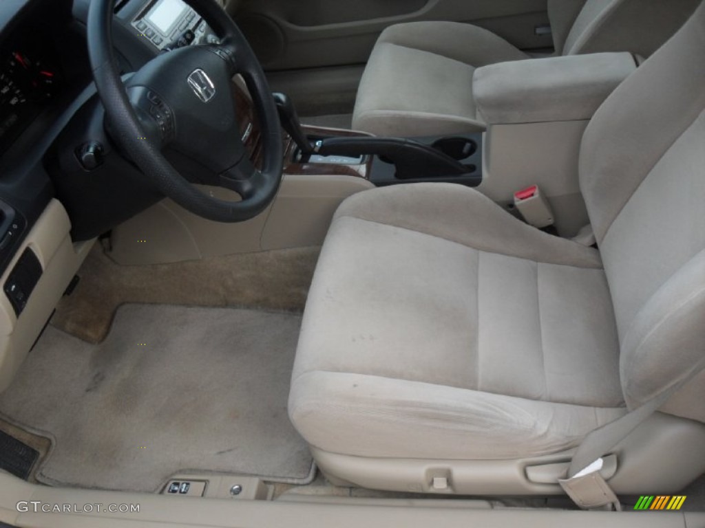 2007 Accord EX Coupe - Desert Mist Metallic / Ivory photo #7