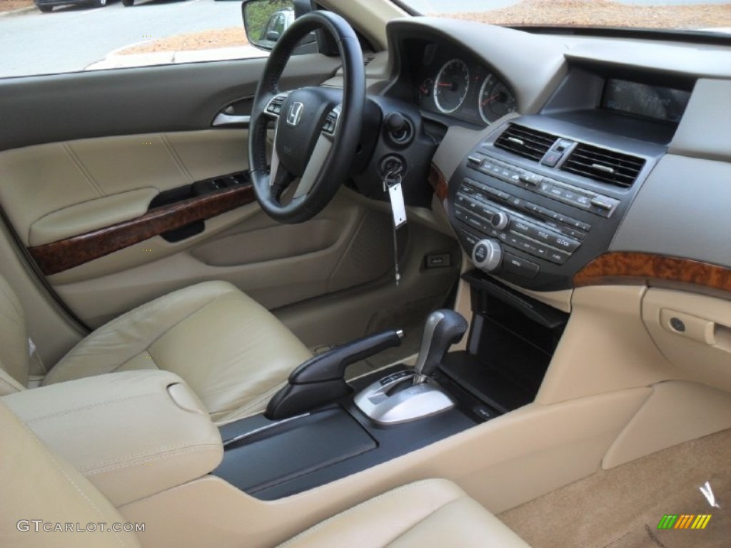 2009 Accord EX-L Sedan - Bold Beige Metallic / Ivory photo #22