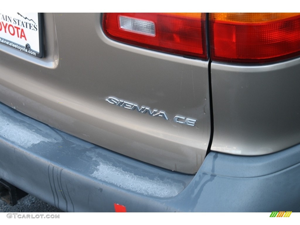 1999 Sienna CE - Sable Pearl / Oak Beige photo #19