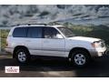 1999 Natural White Toyota Land Cruiser   photo #1