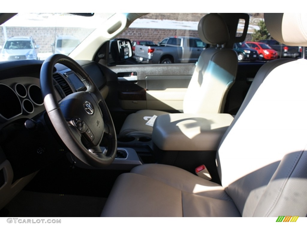2010 Tundra Limited CrewMax 4x4 - Pyrite Brown Mica / Sand Beige photo #3