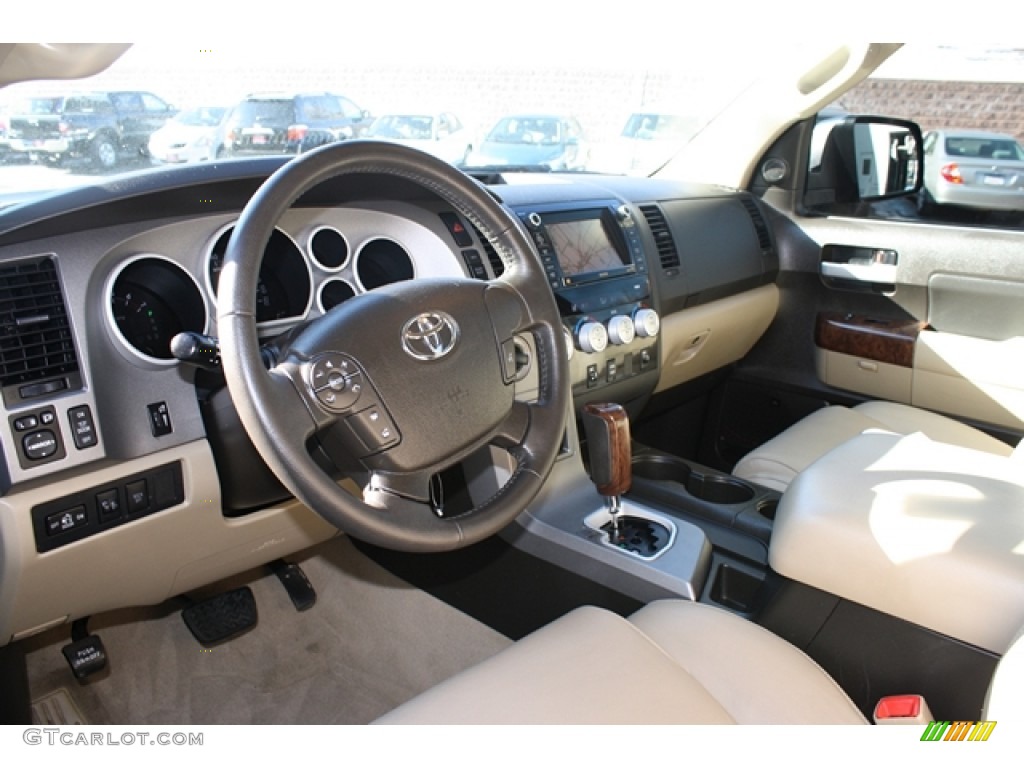 2010 Tundra Limited CrewMax 4x4 - Pyrite Brown Mica / Sand Beige photo #4