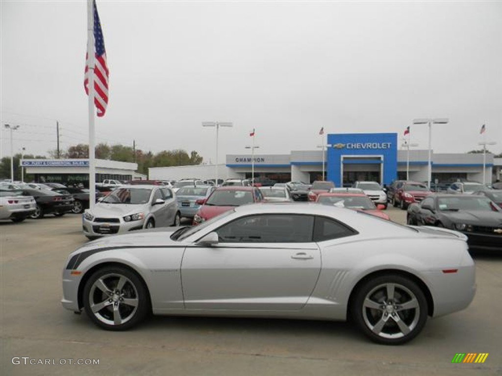 2012 Camaro SS/RS Coupe - Silver Ice Metallic / Black photo #8