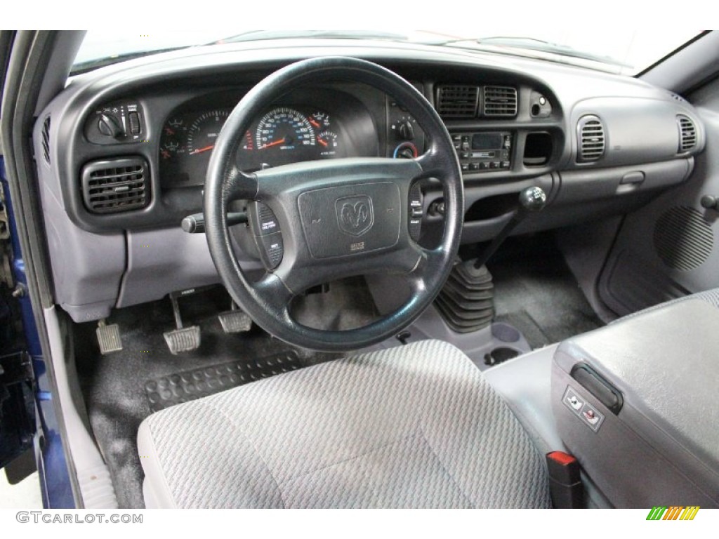 2001 Dodge Ram 2500 ST Quad Cab Mist Gray Dashboard Photo #58291799