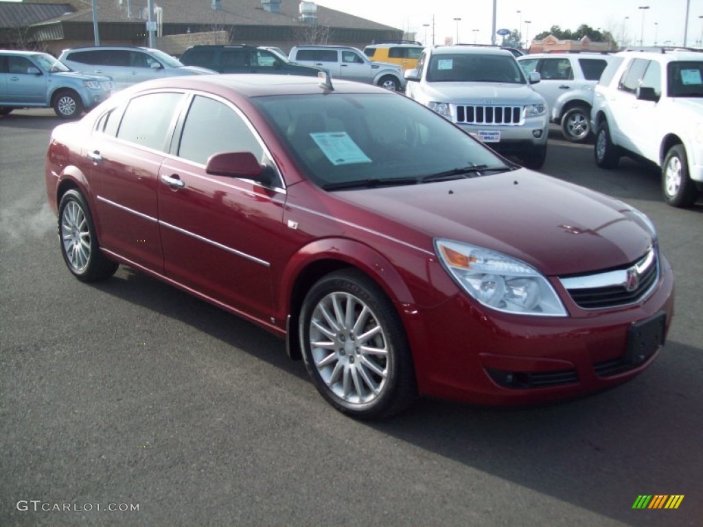 2008 Aura XR - Red Jewel / Gray photo #19