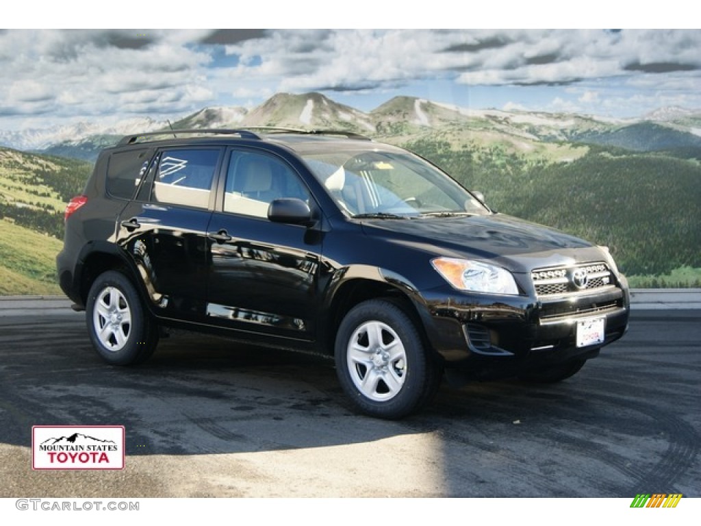 2011 RAV4 V6 4WD - Black / Sand Beige photo #1