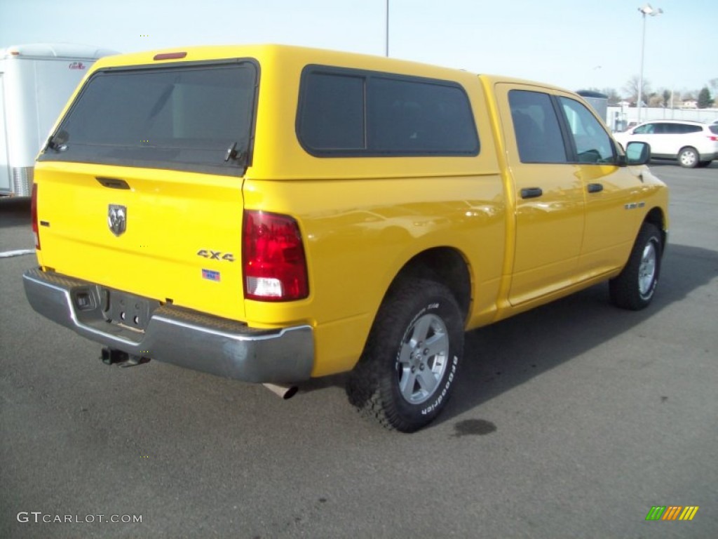 2009 Ram 1500 SLT Crew Cab 4x4 - Detonator Yellow / Dark Slate/Medium Graystone photo #22