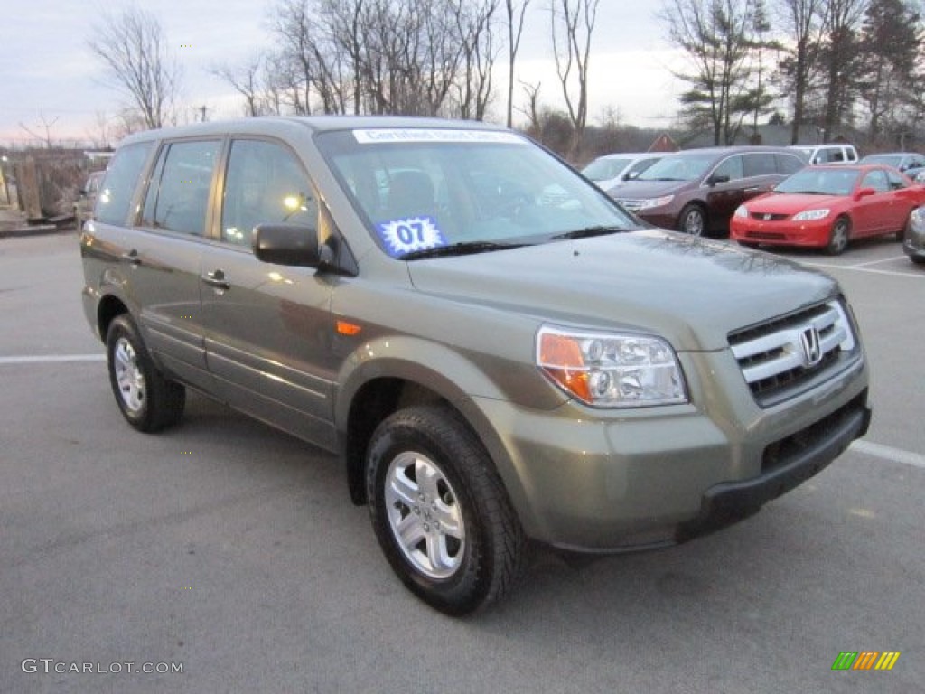 2007 Pilot LX 4WD - Aberdeen Green Metallic / Olive photo #1