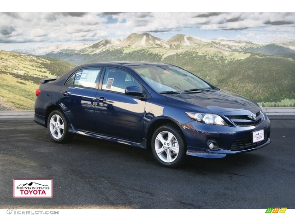 2011 Corolla S - Nautical Blue Metallic / Dark Charcoal photo #1