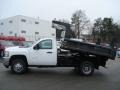 2012 Summit White Chevrolet Silverado 3500HD WT Regular Cab 4x4 Dump Truck  photo #1