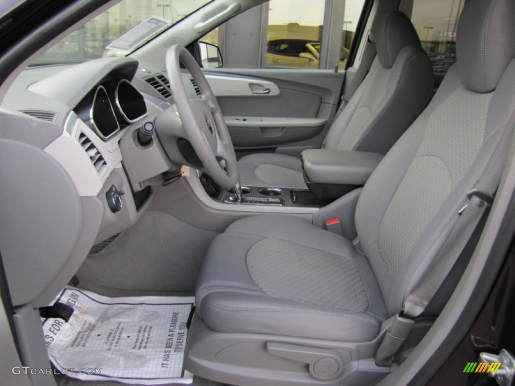 Dark Gray/Light Gray Interior 2010 Chevrolet Traverse LS AWD Photo #58293671