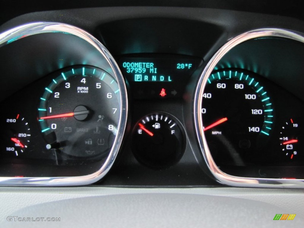 2010 Chevrolet Traverse LS AWD Gauges Photo #58293689